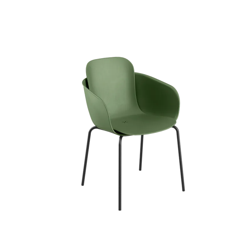 Patio Chair no. One S2 van SACKit in Olive/Black – productfoto