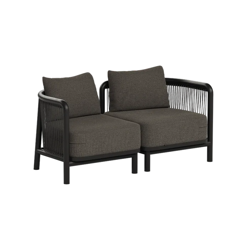 Kirra Lounge Sofa - 2 seater by SACKit in Kirra Noir – product photo