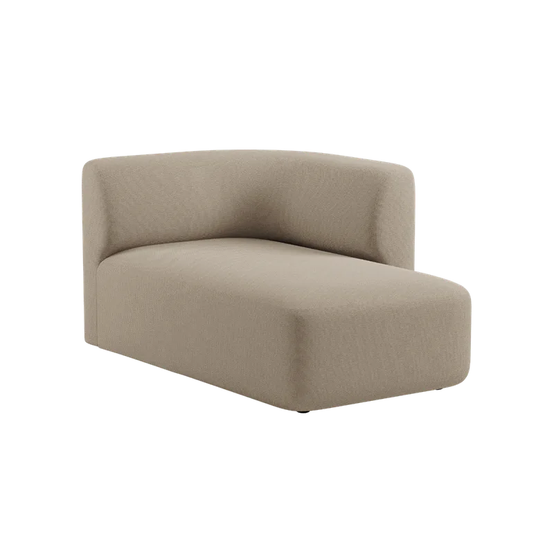 Fjord Sofa - Chaise Right van SACKit in Cosmo Beige – productfoto