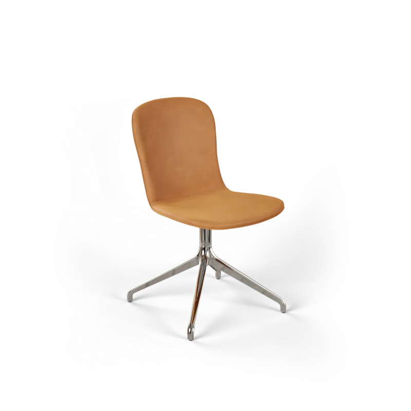 Chair no. One S1 Polished Swivel van SACKit in Luna Sandstone, With return swivel – productfoto