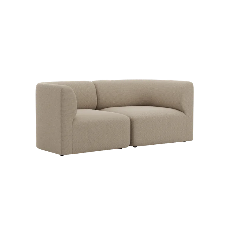 Fjord Sofa - 2 seater by SACKit in Cosmo Beige – product photo