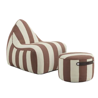 sackit Chair & Pouf Outdoor by SACKit in Renesse Chestnut – product photo 2 of 2