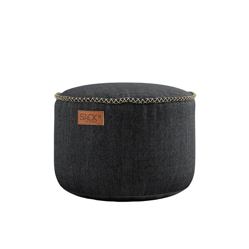 Cobana Pouf von SACKit in Cobana Black – Produktfoto
