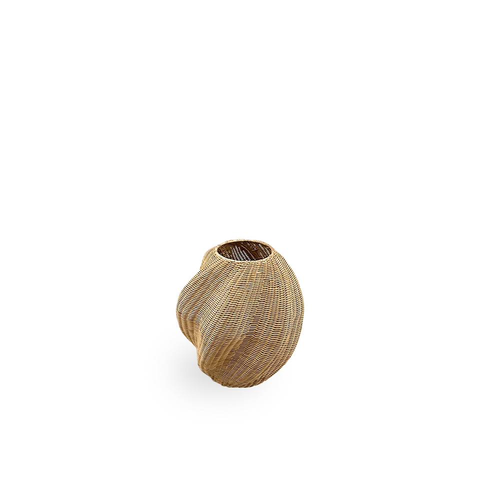 Ventus Basket H46 cm by Sika-Design in Natural core weave, Iron frame – product photo