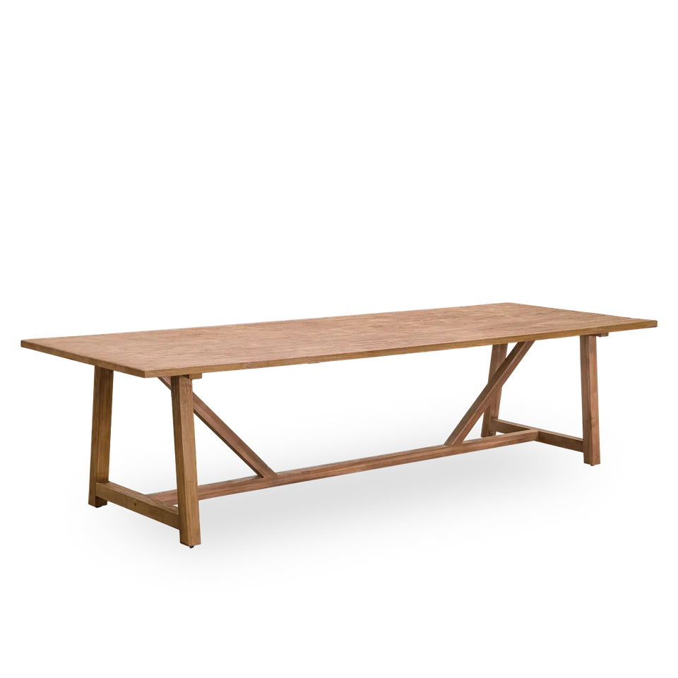 Lucas Teak Dining Table 300X100 cm by Sika-Design in Teak, Indoor – product photo