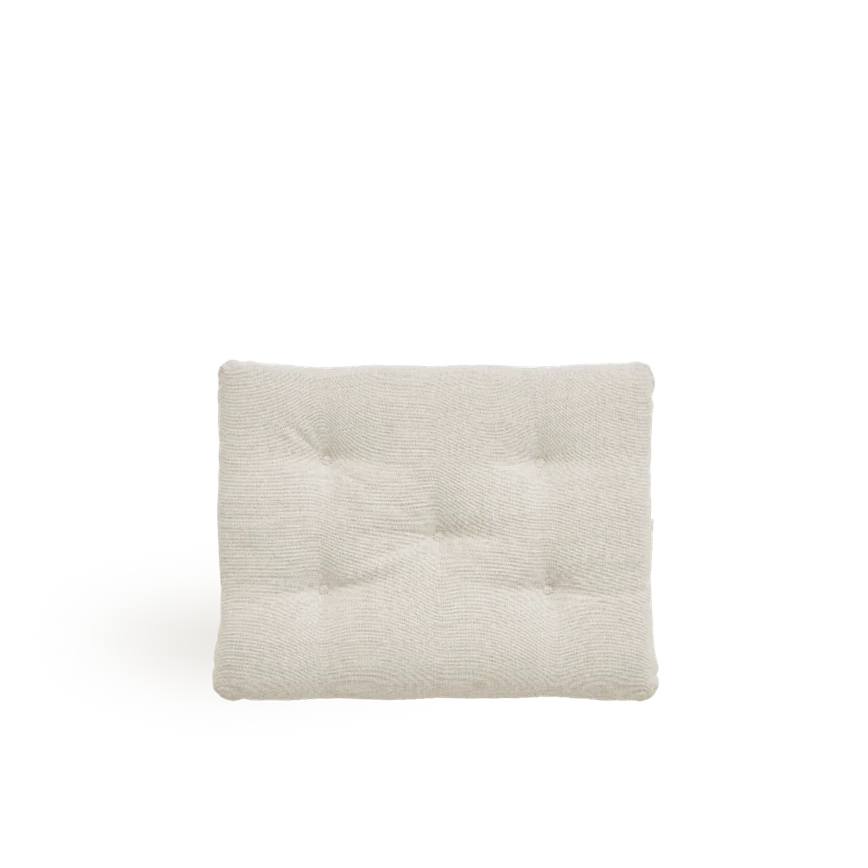 Seat cushion | Teddy Footstool by Sika-Design in Crumble, Beige (A622) – product photo