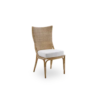 Melody Dining Chair by Sika-Design in Antique, Rattan, Tempotest, White (B450) – product photo 2 of 2