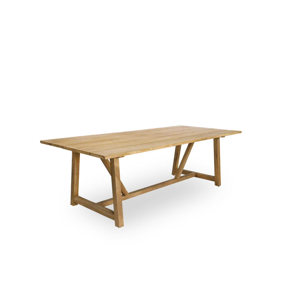 George Teak Table 240x100 cm von Sika-Design in Teak, Outdoor – Produktfoto
