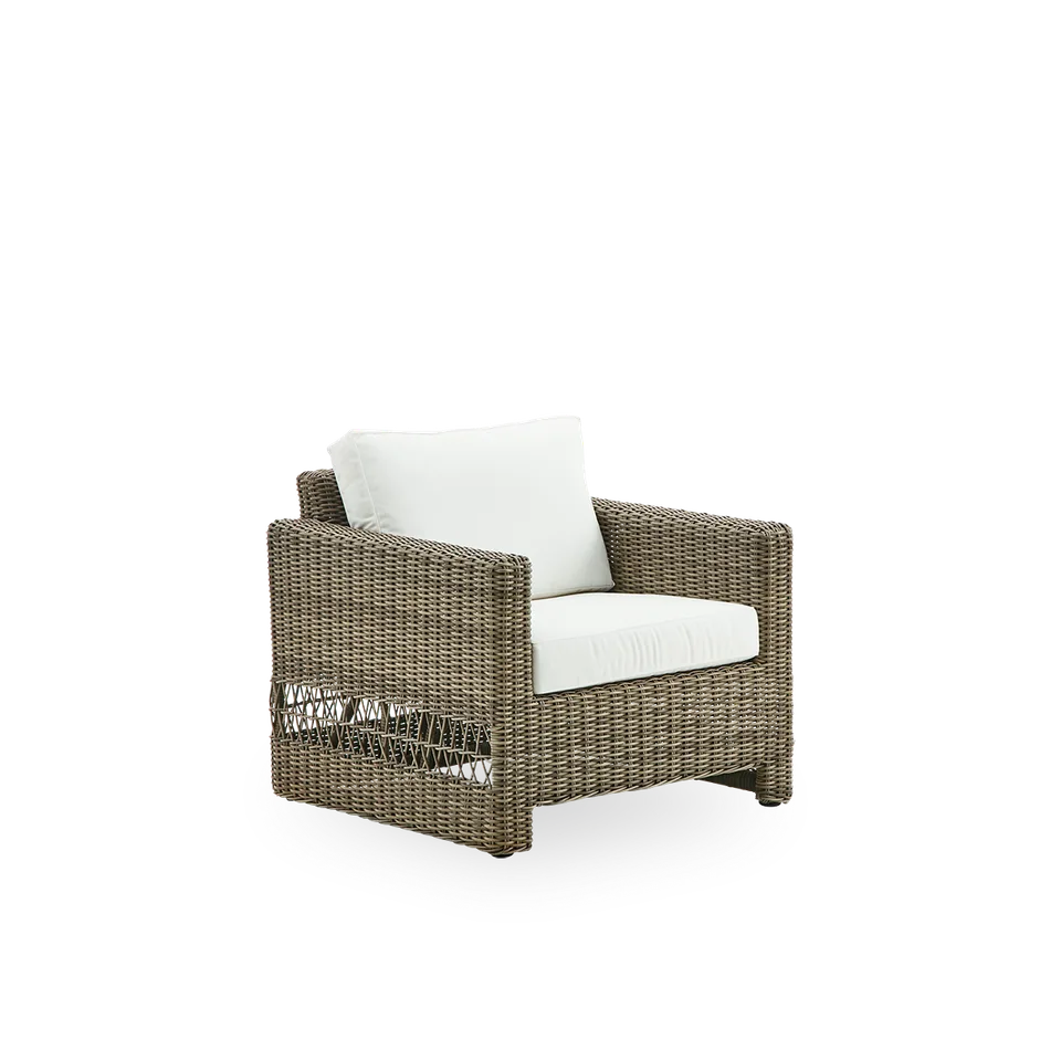 Carrie Exterior Lounge Chair von Sika-Design in Antique Grey, ArtFibre & Aluminium, Ohne, Ohne – Produktfoto 2 von 2