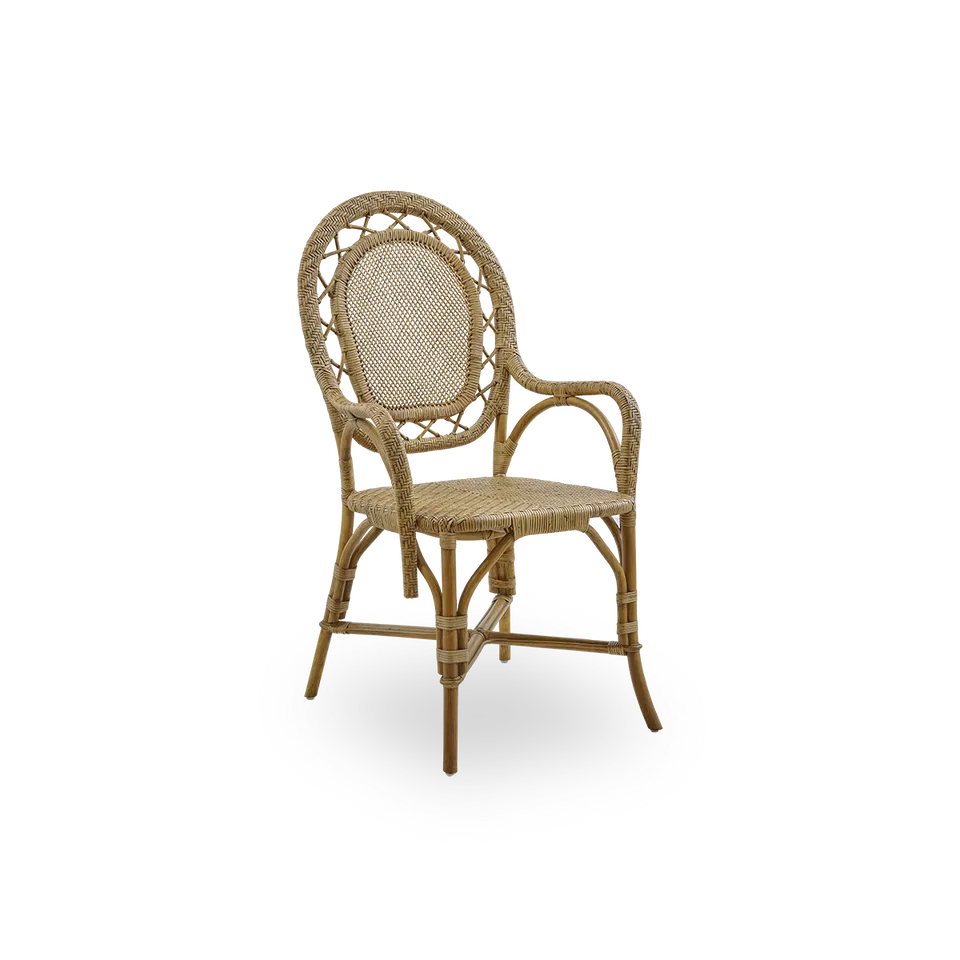 Romantica Dining Chair by Sika-Design in Antique, Rattan, None – product photo 2 of 2