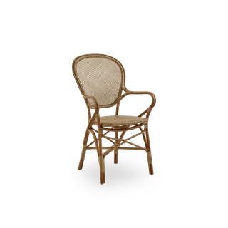 Rossini Dining Armchair von Sika-Design in Antique, Rattan, Ohne – Produktfoto 2 von 2