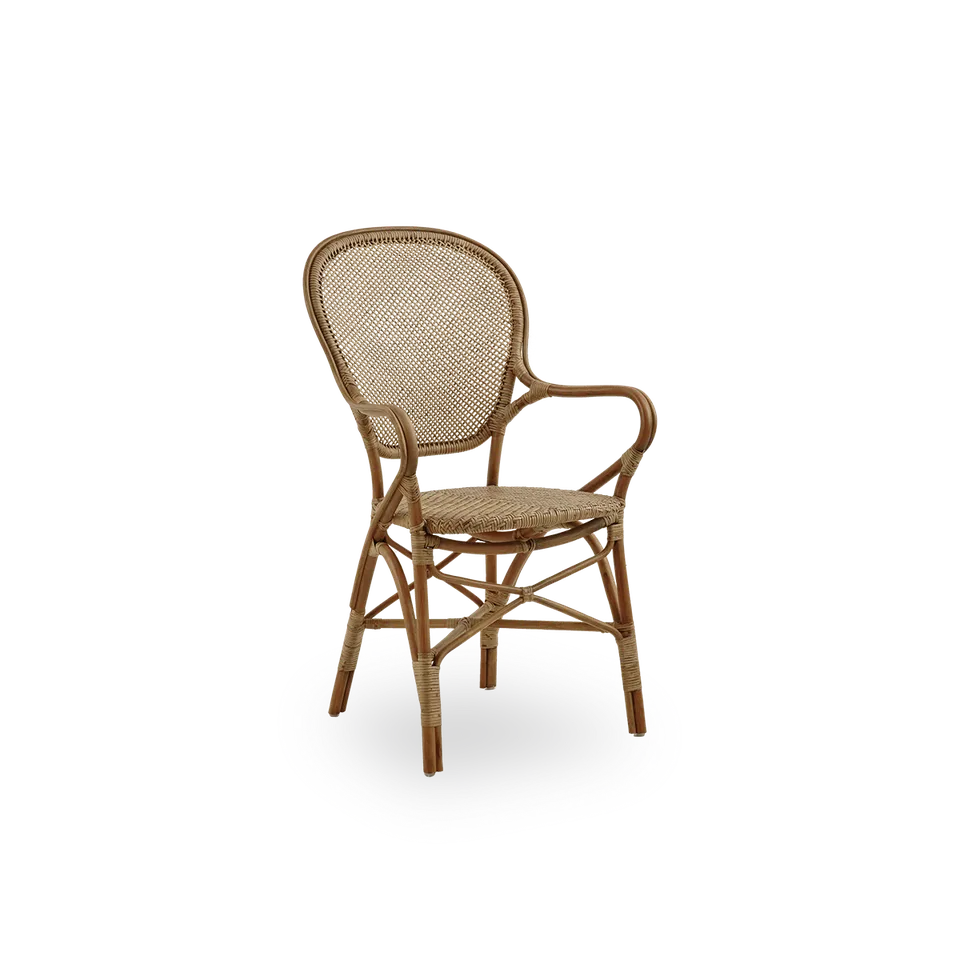 Rossini Dining Armchair von Sika-Design in Antique, Rattan, Ohne – Produktfoto 2 von 2