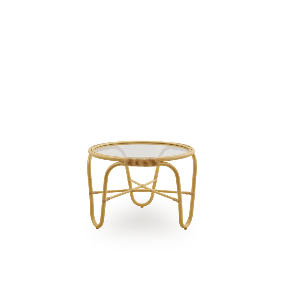 Charlottenborg Exterior Coffee Table von Sika-Design in Natural, Aluminium & ArtFibre – Produktfoto