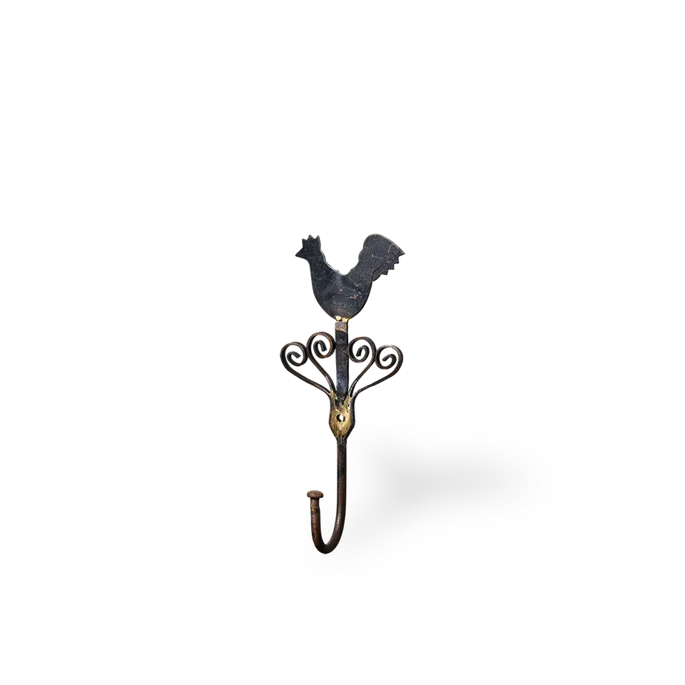 Rooster Hook van Sika-Design in Cast Iron – productfoto