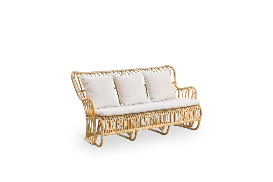 Tulip Sofa van Sika-Design in Natural – Skin on, Rattan, Crumble, Beige (A622), Geen – productfoto 1 van 2