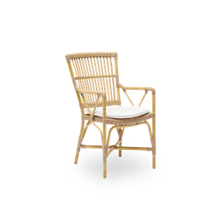Piano Exterior Dining Armchair by Sika-Design in Natural, Aluminium & ArtFibre, None – product photo 2 of 3