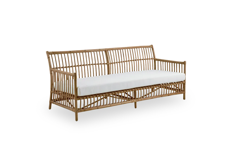 Caroline Exterior Sofa by Sika-Design in Antique, Aluminium & ArtFibre, Tempotest, White (B450), None – product photo 2 of 2