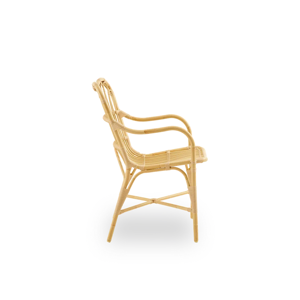 Margret Exterior Dining Armchair von Sika-Design in Antique, Aluminium & ArtFibre, Ohne – Produktfoto 1 von 2
