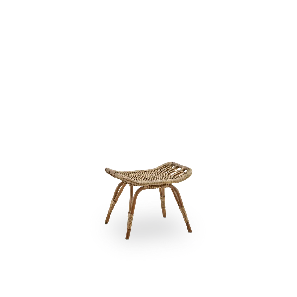 Monet Footstool by Sika-Design in Antique, Rattan, None – product photo 2 of 2