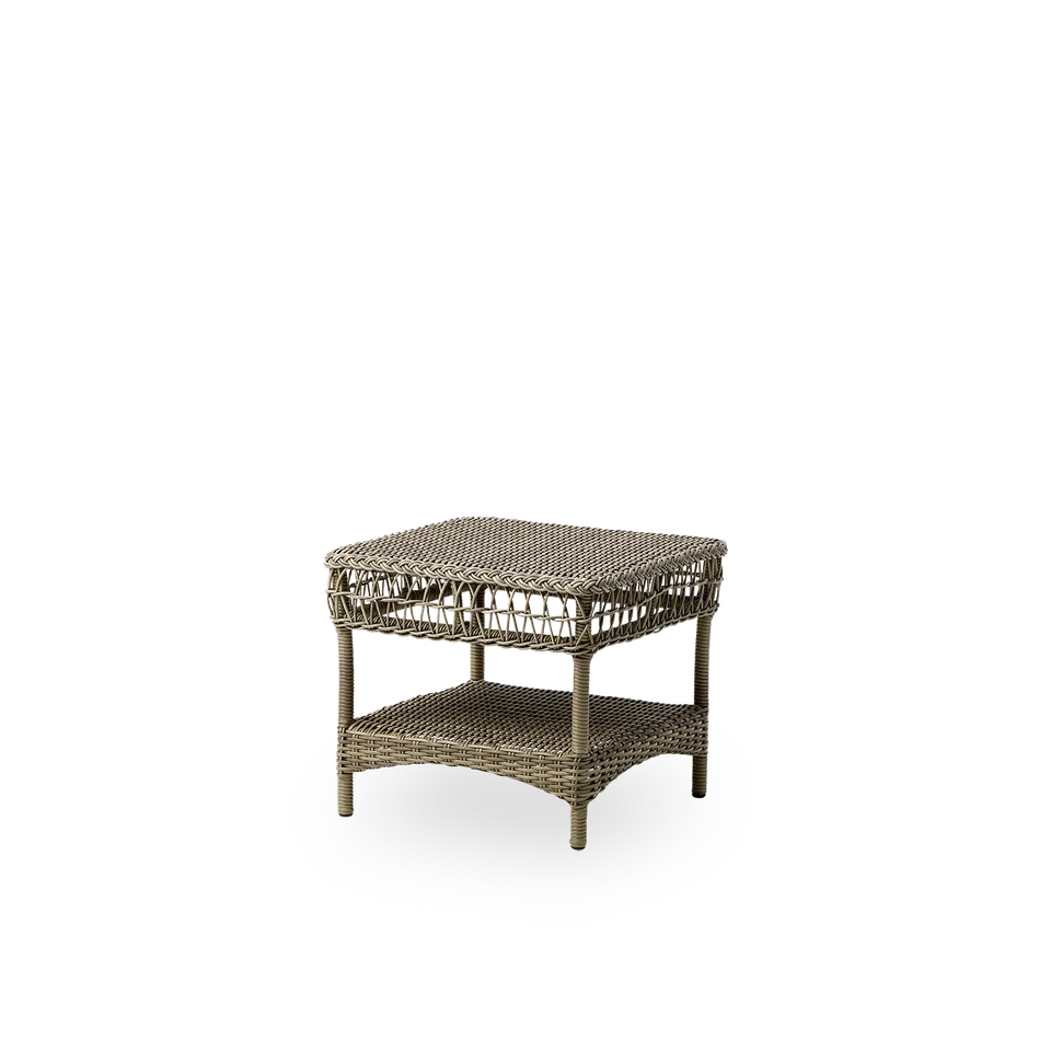Susy Exterior Side Table de Sika-Design en Antique Grey, ArtFibre & Aluminium – photo du produit