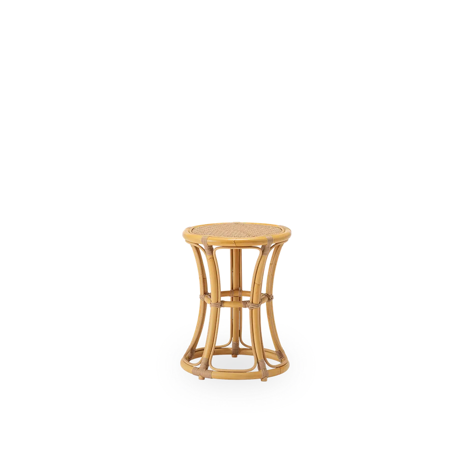 Bella Exterior Stool de Sika-Design en Natural, Aluminium & ArtFibre – photo du produit