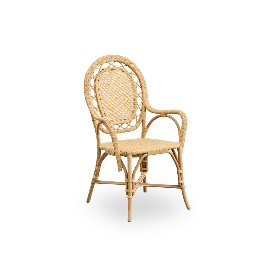 Romantica Dining Chair by Sika-Design in Natural, Rattan, None – product photo 2 of 2
