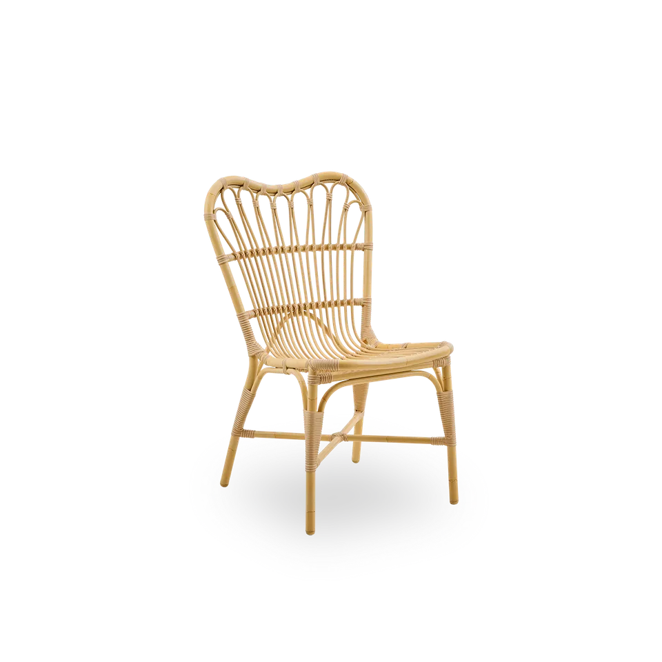 Margret Exterior Side Chair van Sika-Design in Dove White, Aluminium & ArtFibre, Geen – productfoto 1 van 2