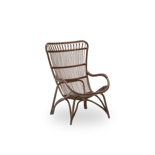 Monet Lounge Chair by Sika-Design in Brown, Rattan, None, None – product photo 2 of 2