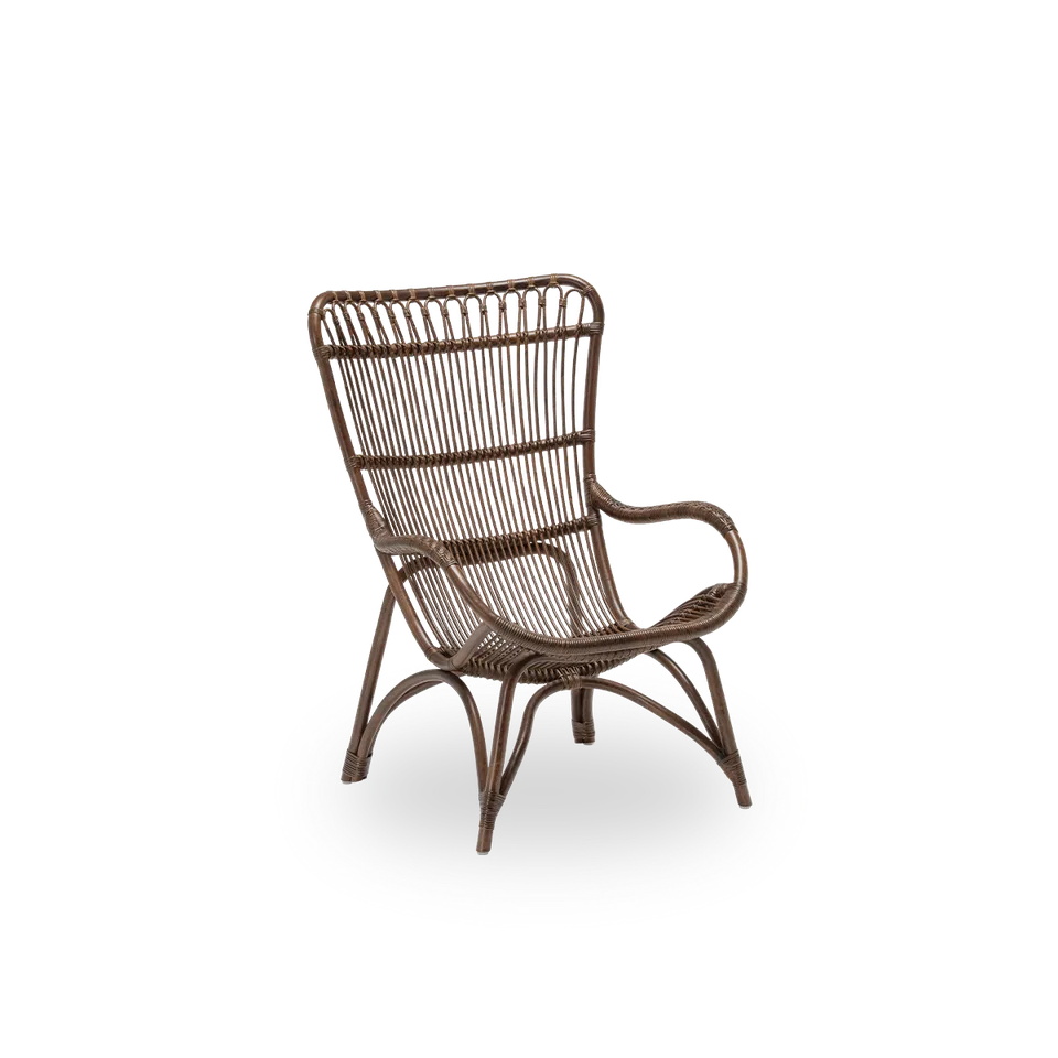 Monet Lounge Chair by Sika-Design in Brown, Rattan, None, None – product photo 2 of 2