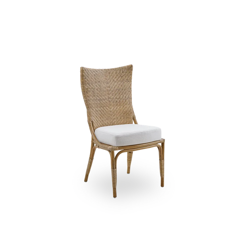 Melody Dining Chair de Sika-Design en Antique, Rattan, Crumble, Beige (A622) – photo du produit
