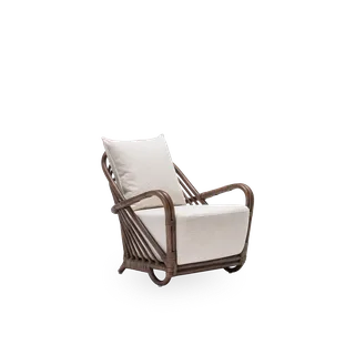 Charlottenborg Lounge Chair by Sika-Design in Brown, Rattan, Youtoo, Sand (A631), Youtoo, Sand (A631) – product photo 2 of 2