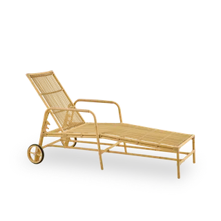 Josephine Exterior Sunbed by Sika-Design in Natural, Aluminium & ArtFibre, None – product photo 5 of 5