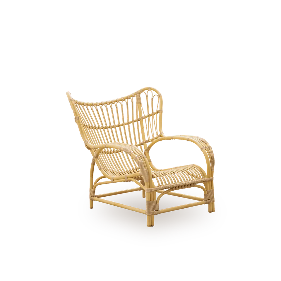 Teddy Exterior Lounge Chair van Sika-Design in Natural, Aluminium & ArtFibre, Geen, Geen – productfoto 1 van 2