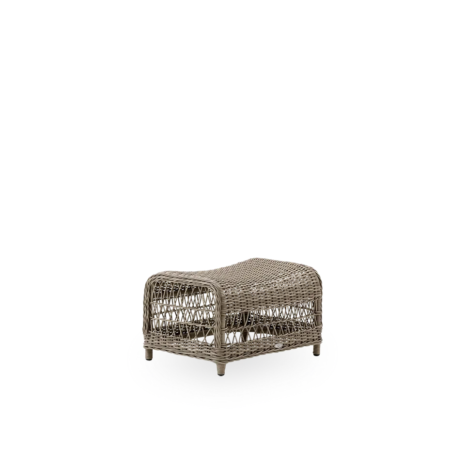 Dawn Exterior Footstool van Sika-Design in Antique Grey, ArtFibre & Aluminium – productfoto 2 van 2