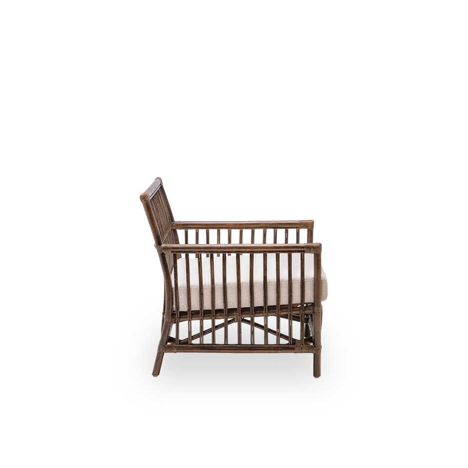 Caroline Lounge Chair by Sika-Design in Brown, Rattan, Crumble, Beige (A622), None – product photo