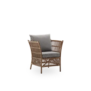 Seat- and back cushion | Donatello Lounge Chair van Sika-Design in Crumble, Beige (A622) – productfoto 1 van 2