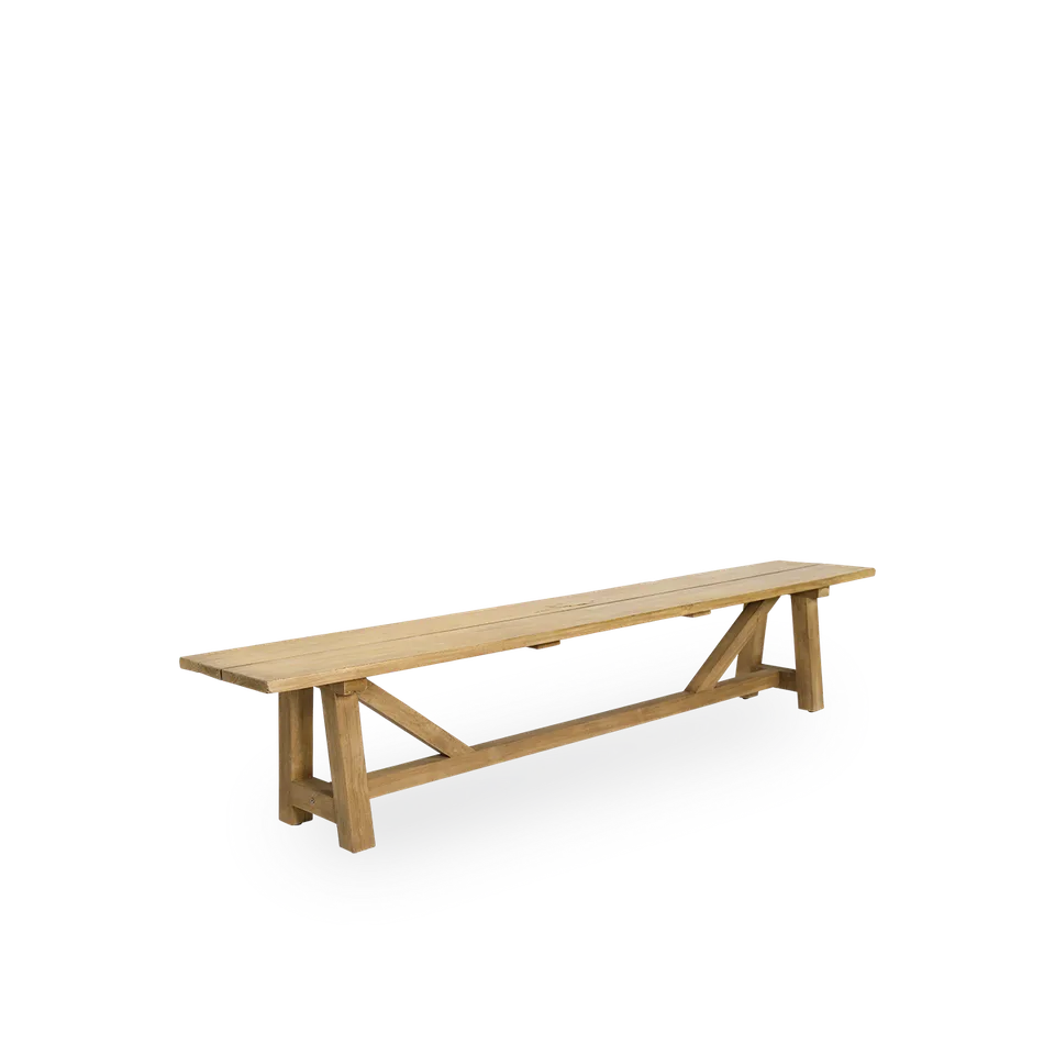 George Teak Bench von Sika-Design in Teak, Outdoor – Produktfoto