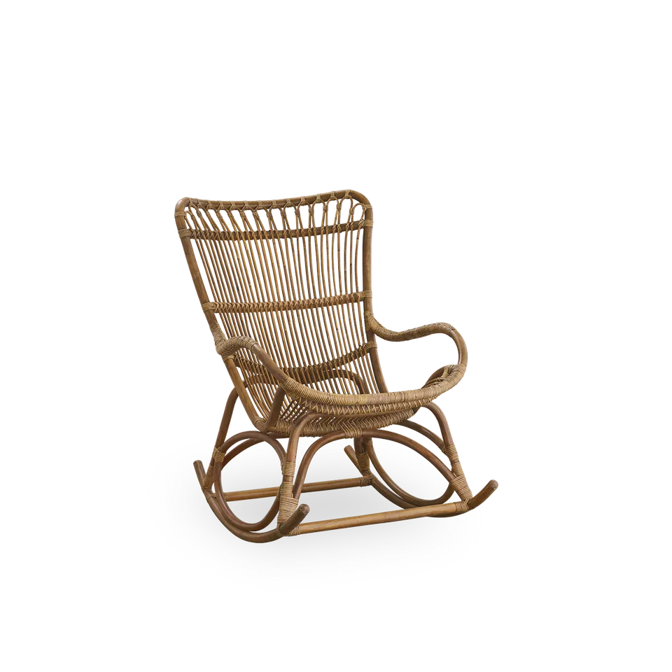 Monet Rocking Chair von Sika-Design in Antique, Rattan, Ohne, Ohne – Produktfoto 1 von 3