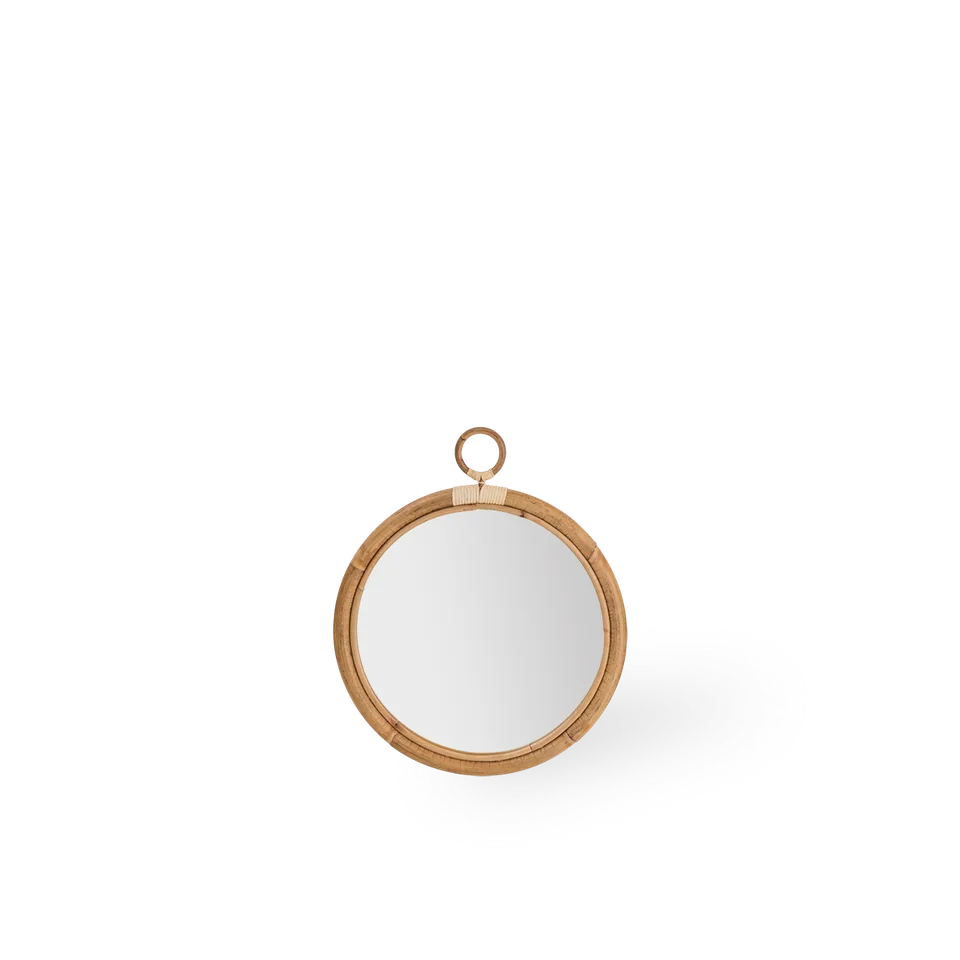 Ella Mirror Ø45 cm by Sika-Design in Natural, Rattan – product photo