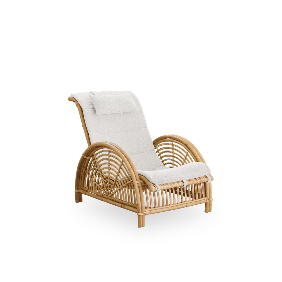 Paris Lounge Chair von Sika-Design in Polished Natural, Rattan, Ohne, Ohne – Produktfoto 3 von 4