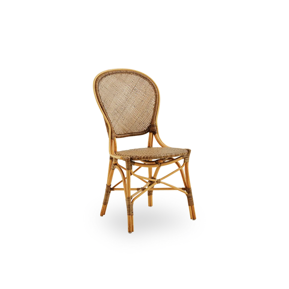 Rossini Dining Chair de Sika-Design en Cherry, Rattan, Aucun – photo du produit 2 sur 2