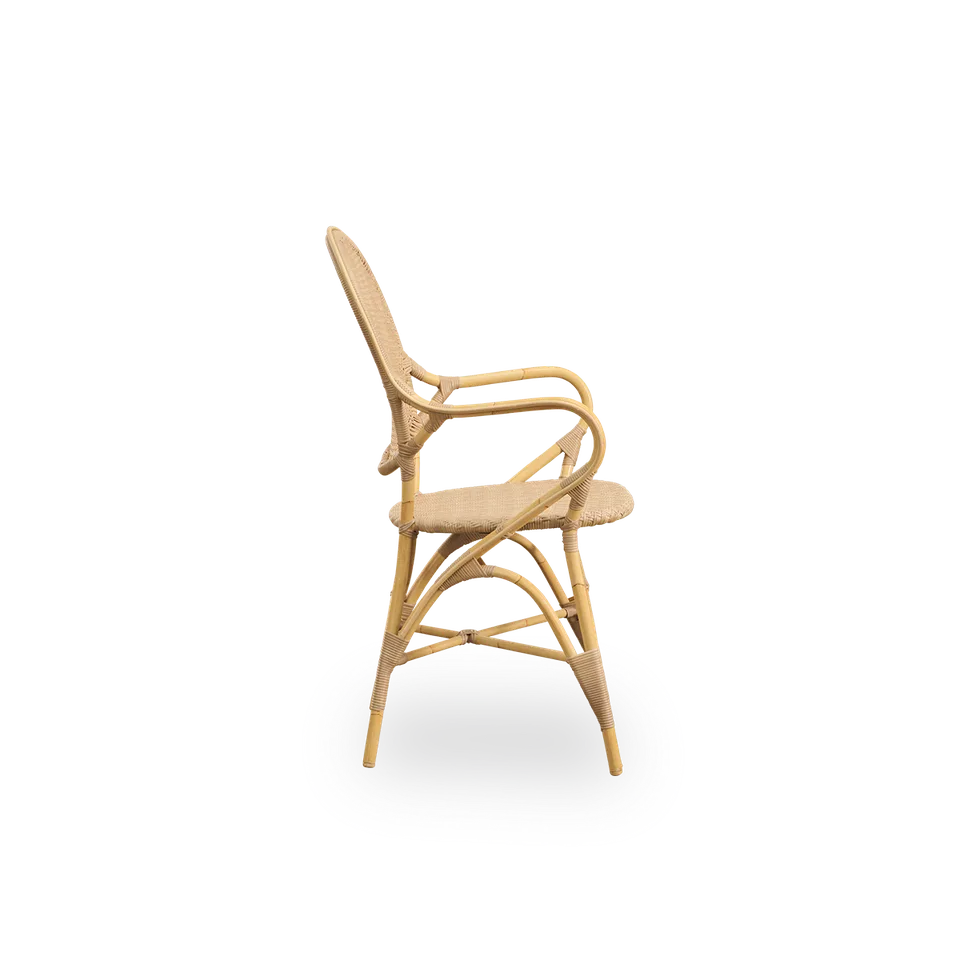 Rossini Exterior Dining Armchair by Sika-Design in Antique, Aluminium & ArtFibre, None – product photo 1 of 2