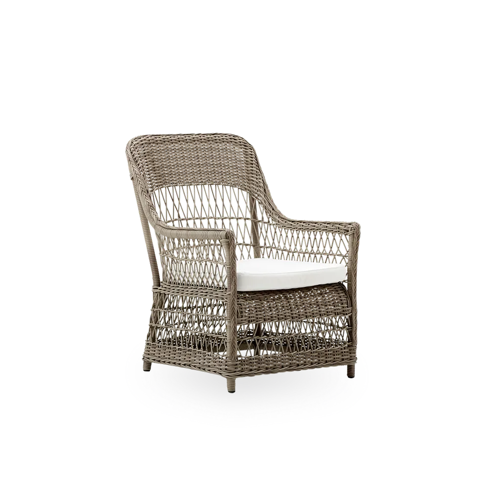 Seat cushion | Dawn Exterior Lounge Chair by Sika-Design in Tempotest, Denim (A615) – product photo 1 of 2