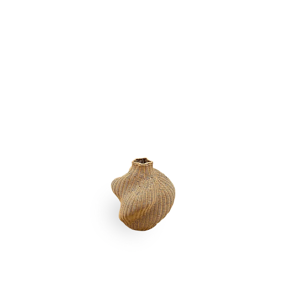 Solaris Basket Ø40 cm by Sika-Design in Natural core weave, Iron frame – product photo