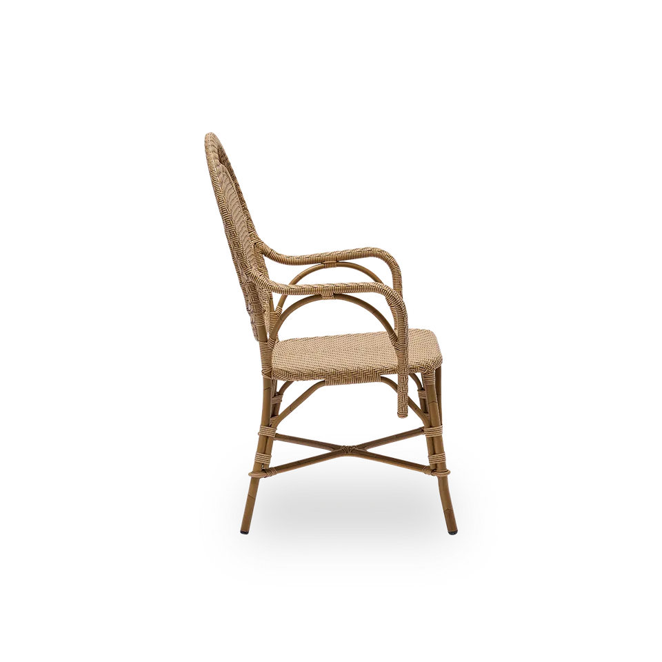 Romantica Exterior Dining Chair van Sika-Design in Antique, Aluminium & ArtFibre, Geen – productfoto 1 van 2