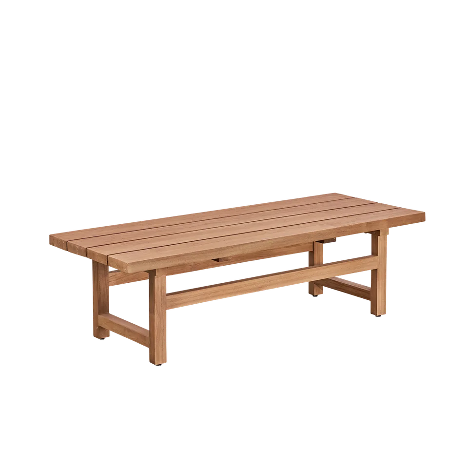 Julian Teak Lounge Table 140x55 cm van Sika-Design in Teak, Outdoor – productfoto