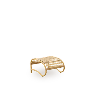 Teddy Exterior Footstool by Sika-Design in Natural, Aluminium & ArtFibre, None – product photo 1 of 2