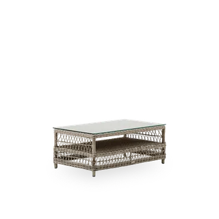 Hazel Exterior Coffee Table by Sika-Design in Antique Grey, ArtFibre & Aluminium, Safety Glass – product photo 2 of 2