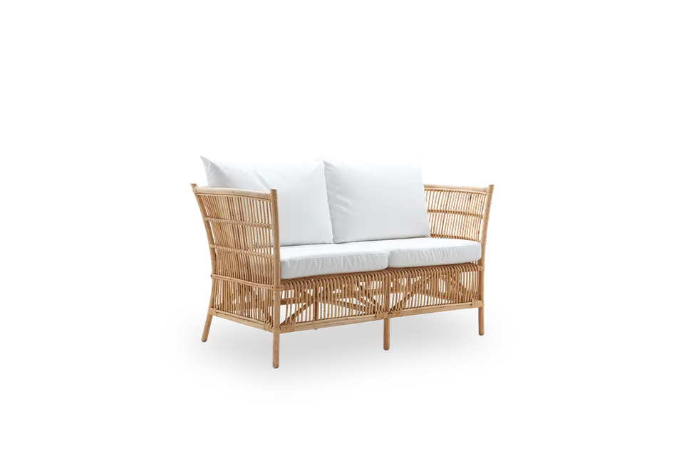 Donatello 2-Seater Sofa by Sika-Design in Antique, Rattan, Crumble, Beige (A622) – product photo 2 of 2