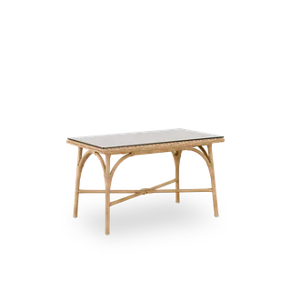 Victoria Exterior Coffee Table 100x60 cm by Sika-Design in Antique Grey, ArtFibre & Aluminium, Safety Glass – product photo 1 of 2